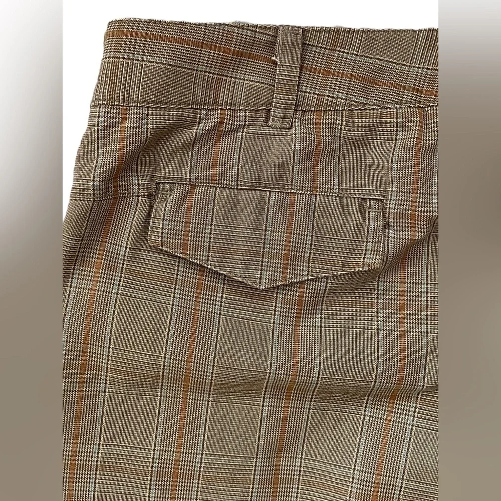 Vince Plaid Dress Pants Low Rise Bootcut Flare Trousers   Size 12